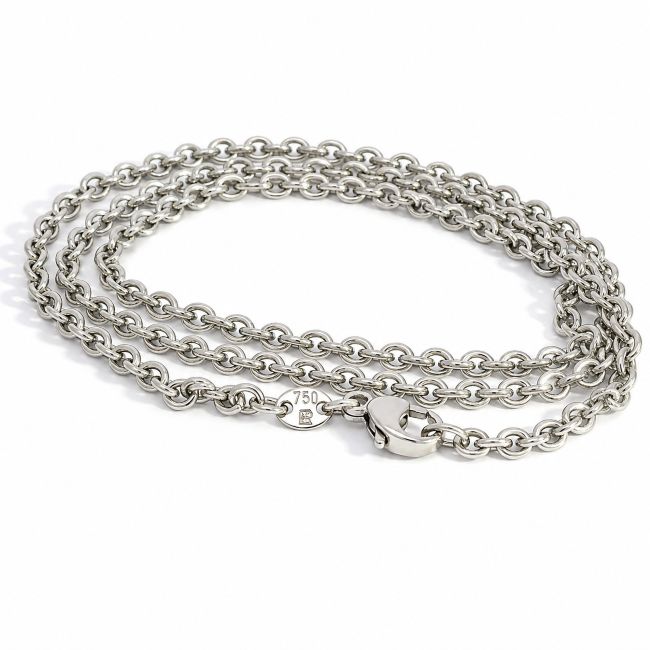Ankerkette, Goldkette, Weissgold, Gold, 750, 18K