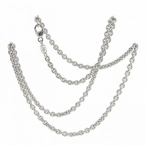 Ankerkette, Goldkette, Weissgold, Gold, 750, 18K