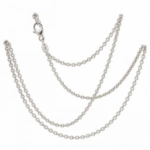 Ankerkette, Goldkette, Weissgold, Gold, 750, 18K