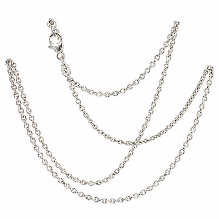 Ankerkette, Goldkette, Weissgold, Gold, 750, 18K