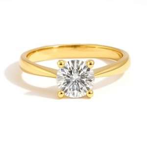 Barcelona Ring Verlobung Gelbgold