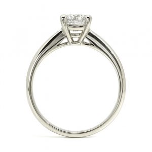 Barcelona Ring Verlobung Weissgold