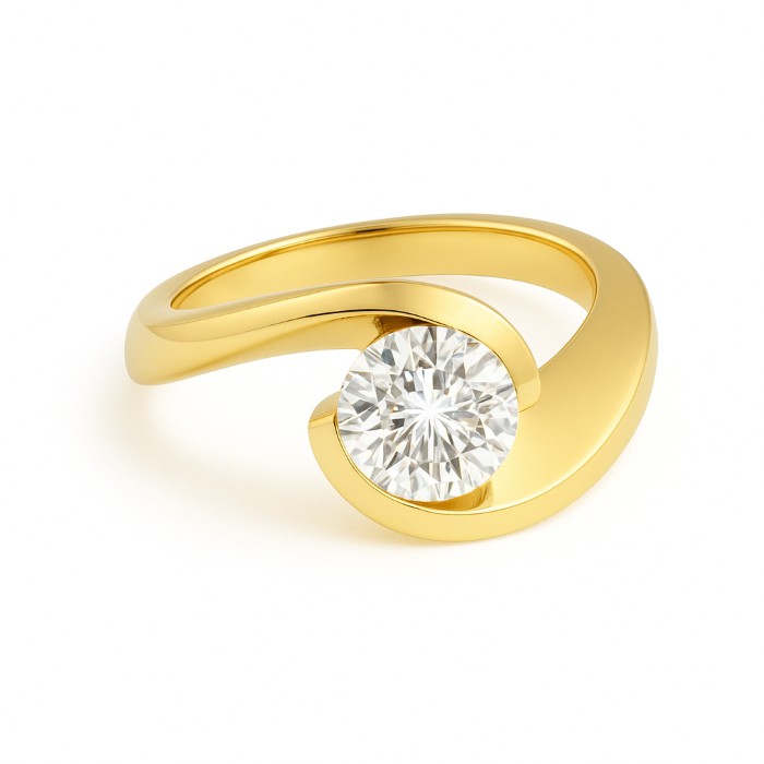 Berlin Ring Verlobung Gelbgold
