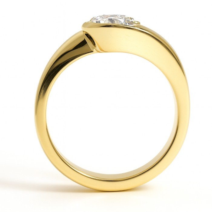 Berlin Ring Verlobung Gelbgold