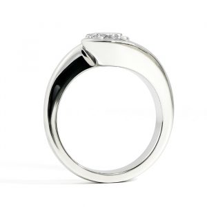 Berlin Ring Verlobung Weissgold