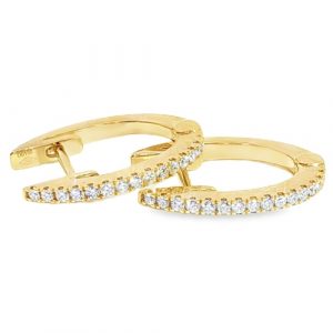 Creolen Gelbgold 33_38 0,15 ct. Ohrringe 18K Gelbgold