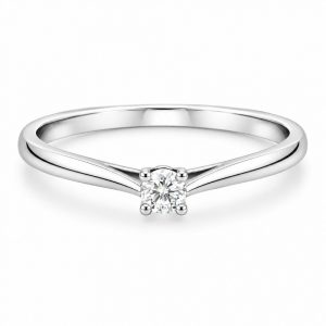 Diamant Ring, Diamantring, Brillant, Solitär, Platin, 950,