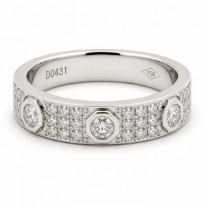 Diamantring, Diamant Ring, Brillantring, Brillant Ring, Weissgold, 750, 18K