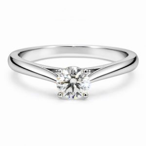 Diamant Ring, Brillant Ring, Solitär, WG, 750, 18K