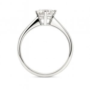 Dortmund Ring Verlobung Weissgold 18K