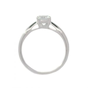 Dresden Diamantring Verlobungsring Weissgold