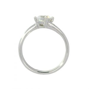 Düsseldorf Diamantring Verlobungsring Weissgold