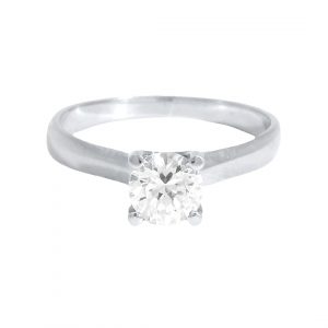 Florenz Diamantring Verlobungsring Weissgold