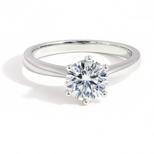 Frankfurt Ring Verlobung Weissgold