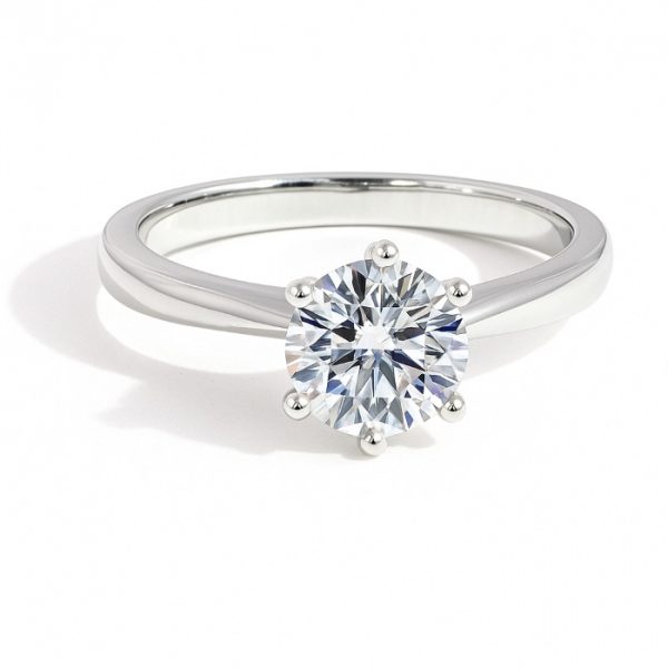 Frankfurt Ring Verlobung Weissgold