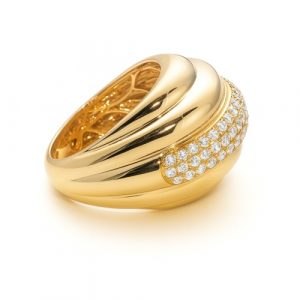 Gelbgold Diamantring Opulent 18K