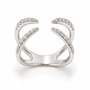 Diamant Ring, Diamantring, Brillant Ring, Brillantring, Weissgold, 750, 18K