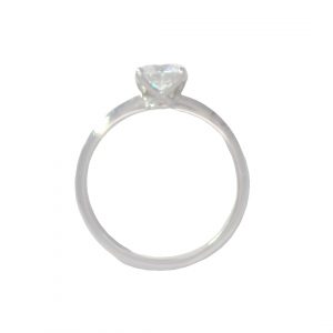 Mailand Diamantring Verlobungsring Weissgold