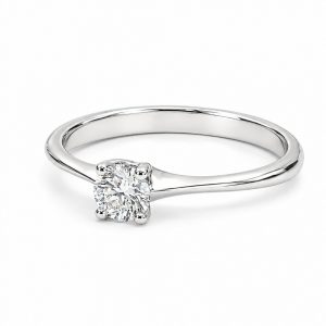 Diamant Ring, Diamantring, Solitärring, Solitär Ring, Solitaire, Weissgold, 750, 18K