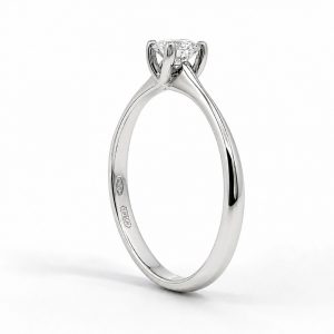 Diamant Ring, Diamantring, Solitärring, Solitär Ring, Solitaire, Weissgold, 750, 18K