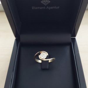Verlobungsring Berlin Gelbgold 1,20 ct.