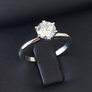 Verlobungsring Frankfurt NEU Weissgold 18K