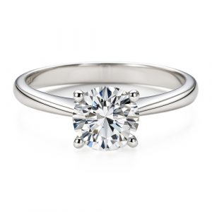 Verlobungsring München kaufen Weissgold 18K 4 Krappen Bestseller