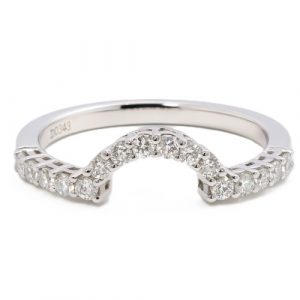 Vorsteckring 0,34 ct. 2020OP11_16 Weissgold 18K