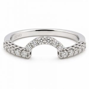 Diamant Ring, Diamantring, Vorsteckring, Weissgold, 750, 18K