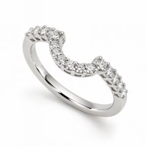Diamant Ring, Diamantring, Vorsteckring, Weissgold, 750, 18K