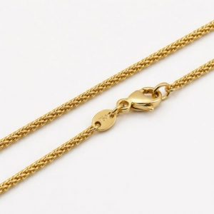Zopfkette, Halskette, Goldkette, Gelbgold, Gold, 750, 18K