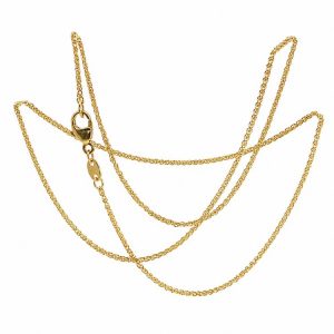 Goldkette, Zopfkette, Gelbgold, Gold, 750, 18K