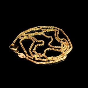 Zopfkette, Goldkette, Rosegold, Gold, 750, 18K