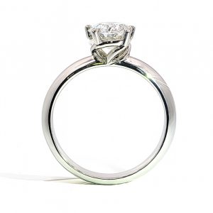 Helsinki Ring Verlobung Weissgold