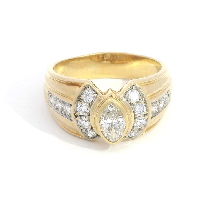 Navette Ring 70er Jahre