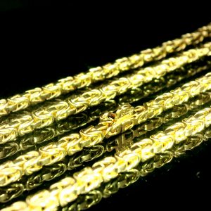 Goldkette, Königskette, 18K, 750, 90cm