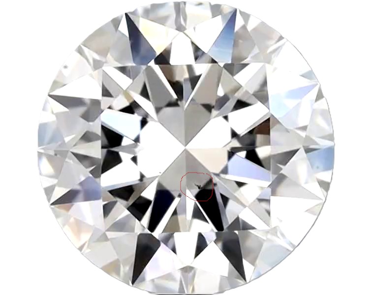 Reinheit Diamant VS2 Beispielbild