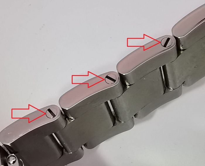 Rolex - Echt Bandschrauben identisch perfekt