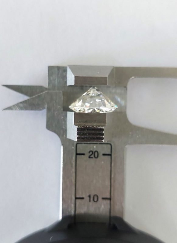 Total Depth = Gesamttiefe in Prozent = Höhe : Durchmesser in Prozent