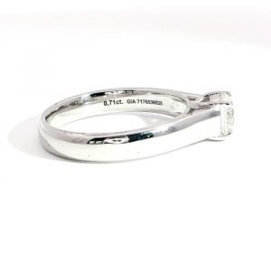 Diamantring 4 Krappen 0,71 ct. AA25 GIA