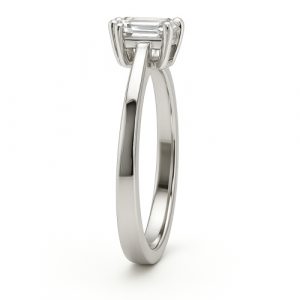 Emerald Cut Verlobungsring kaufen Stuttgart Weissgold