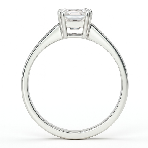 Emerald Cut Verlobungsring kaufen Stuttgart Weissgold