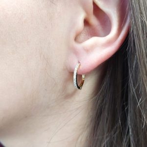 Creolen Gelbgold 0,349 ct. op24_17 Ohrringe 18K Gelbgold kaufen