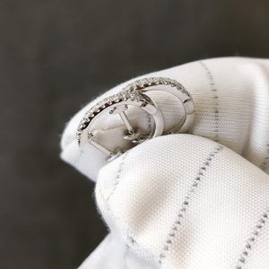 Diamant Creolen klein 21OP4_11 0,071 ct. Weissgold 18K