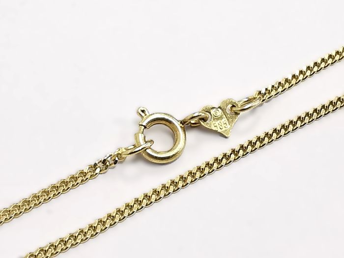 Goldkette, Panzerkette, Gelbgold, 585, 14K