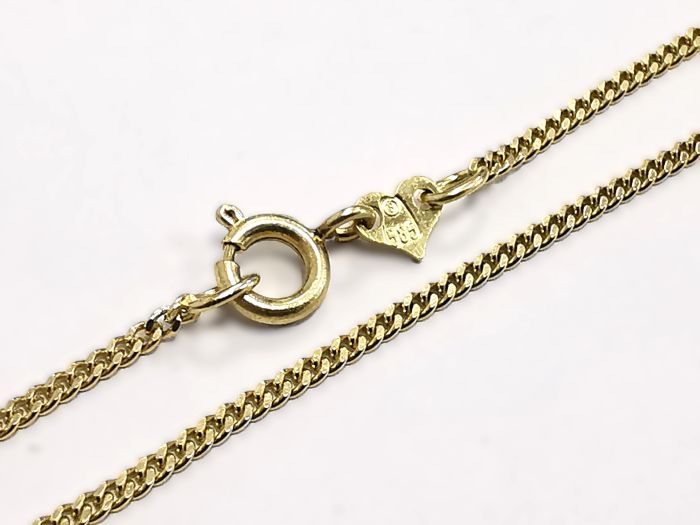 Goldkette, Panzerkette, Gelbgold, 585, 14K