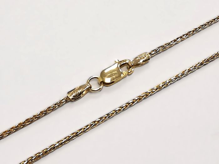 Goldkette, Zopfkette, Gelbgold, 585, 14K,