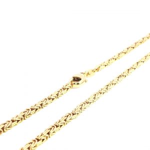 Goldkette, Königskette, Gelbgold, 14K, 585