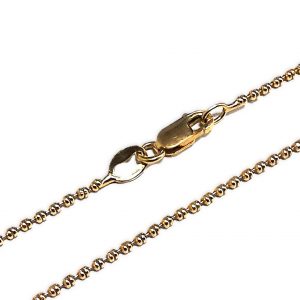 Goldkette, Kugelkette, 750, 18K, Gelbgold