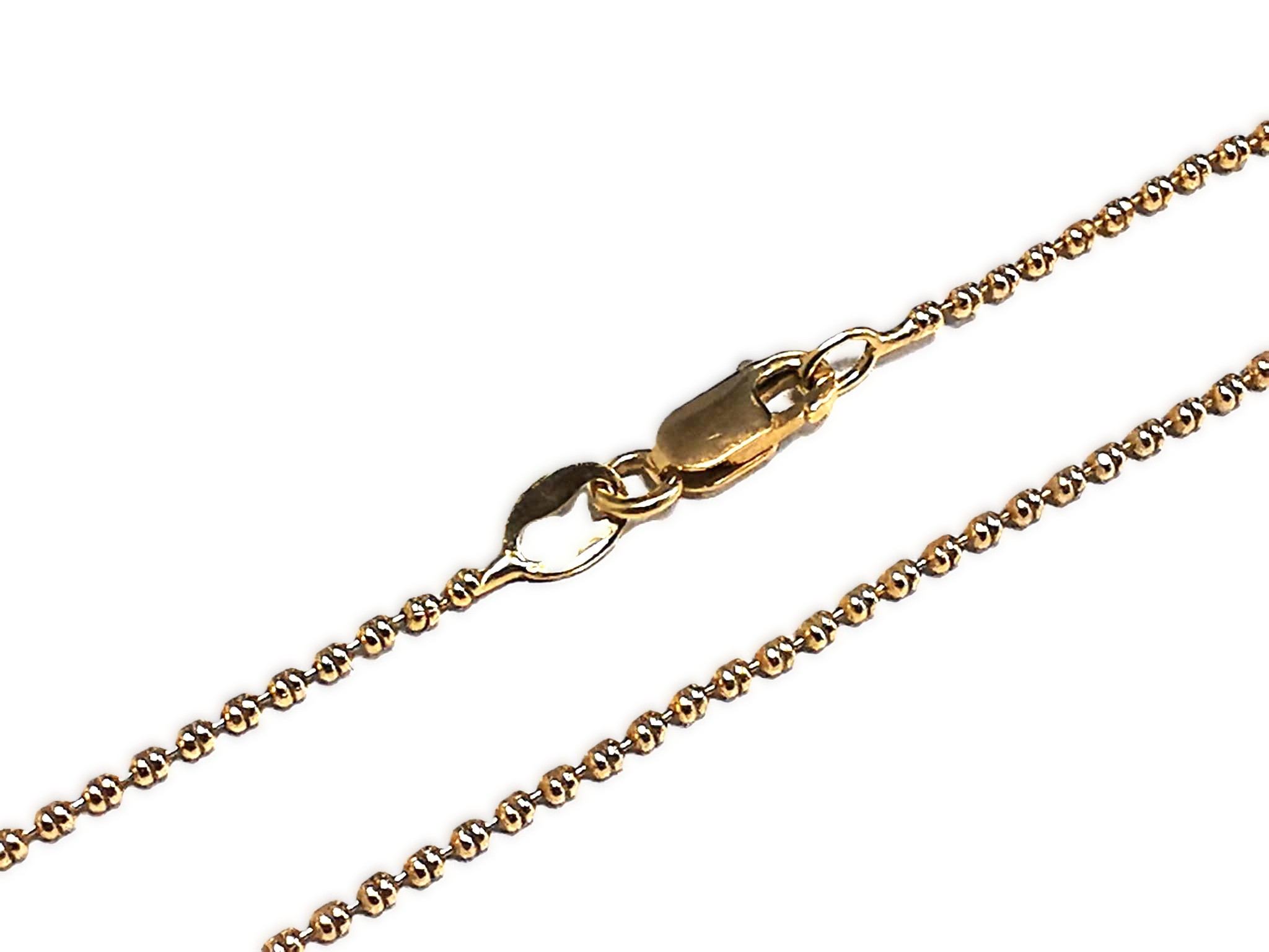 Goldkette, Kugelkette, 750, 18K, Gelbgold